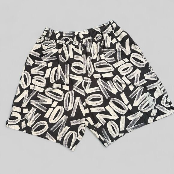 Jordan Other - Jordan Dri Fit Zion Performance Woven Mens Size 2XL Black White Shorts AOP